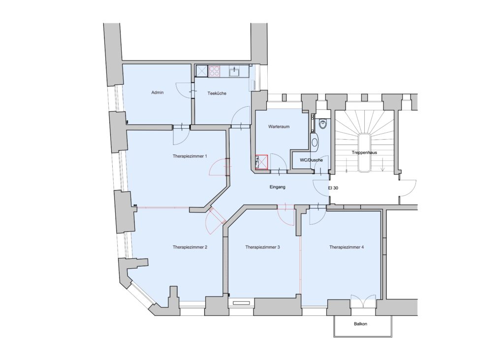 Grundriss Praxis Predigerhof