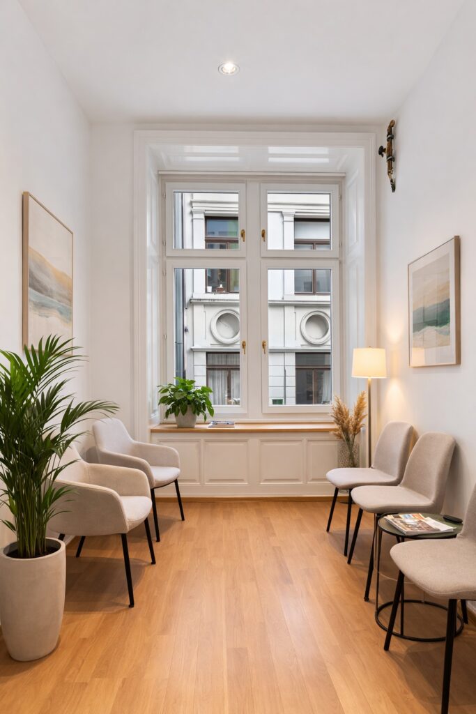 Wartezimmer – Einrichtungsbeispiel